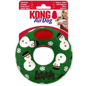 Brinquedo Kong Holiday AirDog Donut Com Apito Cães Médio