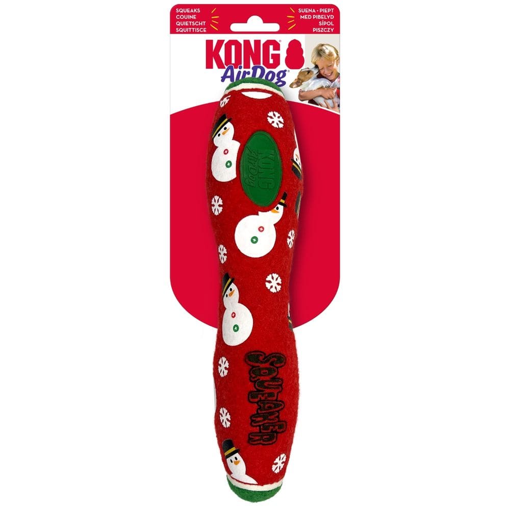 Brinquedo Kong Holiday AirDog Stick Com Apito Cães Grande