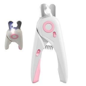 Cortador de Unha Pet Cao Gato Cachorro Lanterna Led Lixa de Unha Resistente Eficiente Confortavel Seguro