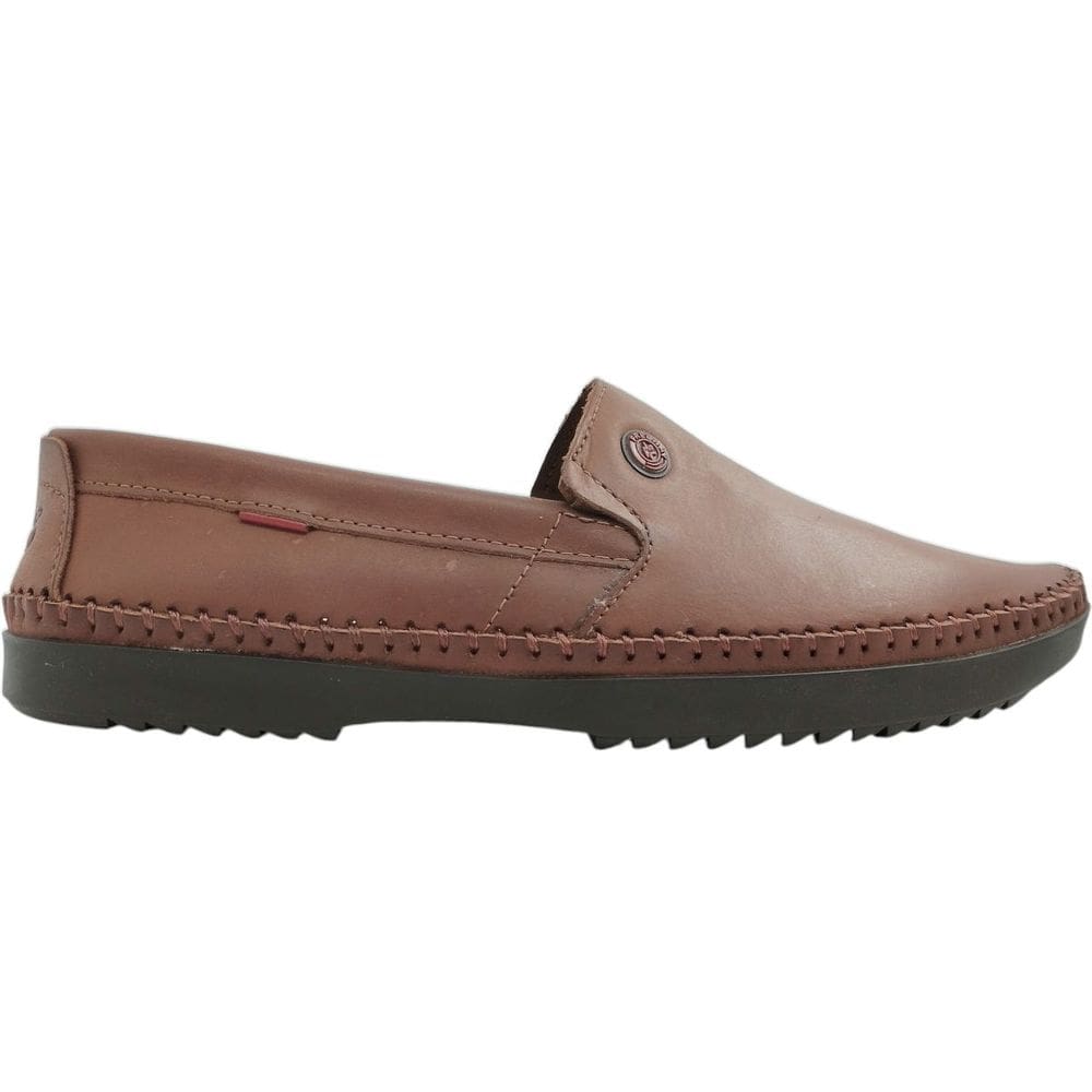 Sapato Masculino Mocassim Casual Social Dia a Dia Passeio Trabalho em Couro Free Way LoganX-1