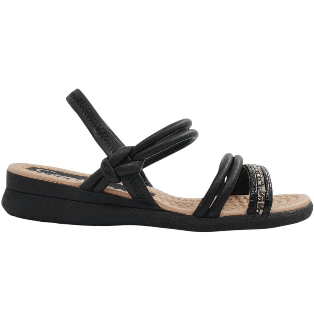 Sandália Feminina Casual Dia a Dia Passeio Trabalho Ultra Conforto Palmilha Massageadora Campesí CP393