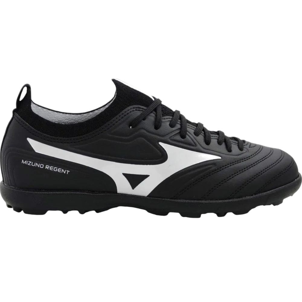 Chuteira Infantil Menino Futebol Society Jogo Treino Campo Sintético Costurada Mizuno Regent As Jr