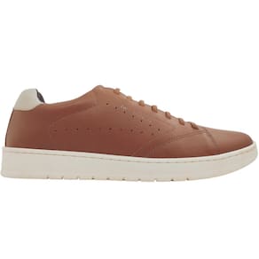 Sapatênis Masculino Casual Dia a Dia Passeio Trabalho em Couro com Cadarço Elástico Calce Fácil Free Way Jhon01