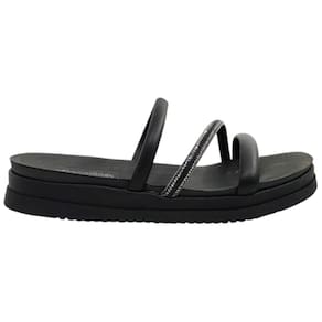 Tamanco Feminino Papete Casual Dia a Dia Passeio Trabalho com Strass Flatform Mississipi Mc364