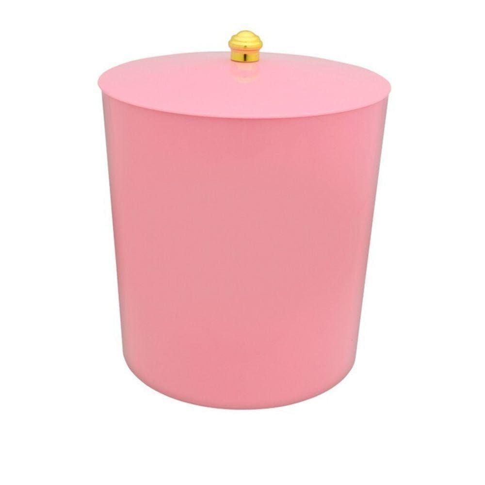 Lixeira Com Tampa Para Banheiro Cozinha 5litros Haus Rosa