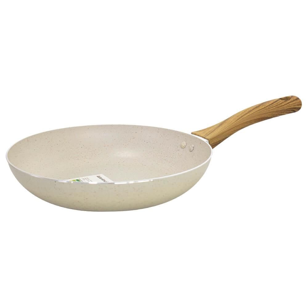 Frigideira Antiaderente Revestimento Cerâmica 24cm Vanilla Sahara - Casambiente