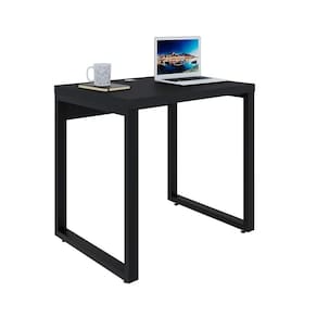 Mesa de Escritório Retangular Miguel Preta 80 cm