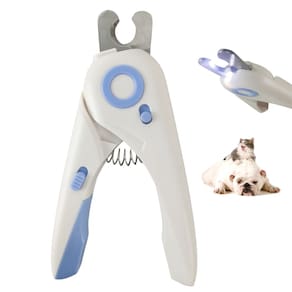 Cortador de Unha Pet Gato Cachorro Cao Lixa de Unha Animal de Estimaçao Lanterna Luz Led Eficiente Confortavel Seguro Resistente
