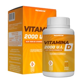 Vitamina D 2000 U.I 500mg - 60 cápsulas