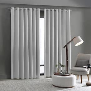 Cortina Blackout 100% Linen 5,4 X 2,5 - Bella Janela Areia