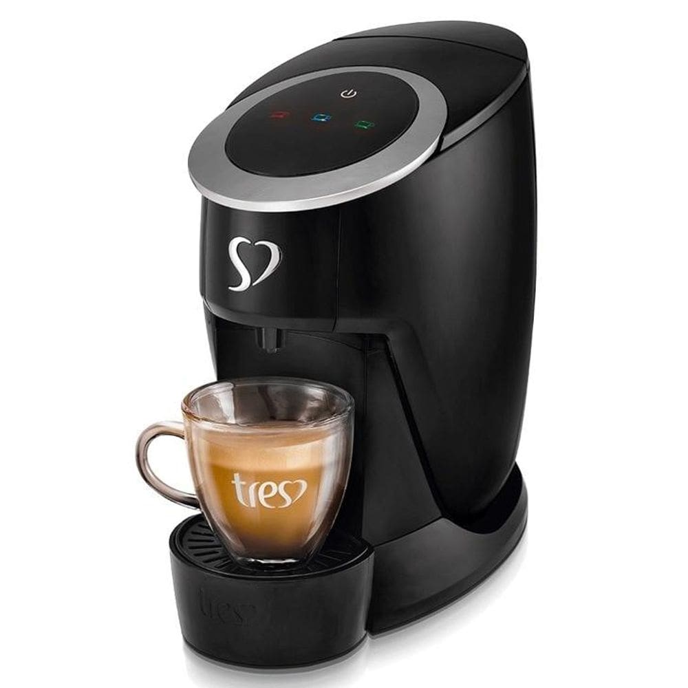 Cafeteira Expresso Três Corações Touch, Preto