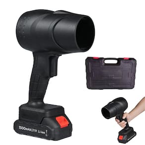 Soprador Turbo Fan 130.000 RPM Maleta Bateria Recarregavel Potente Eficiente Limpeza Casa Jardim Folha Poeira Detrito Manutençao