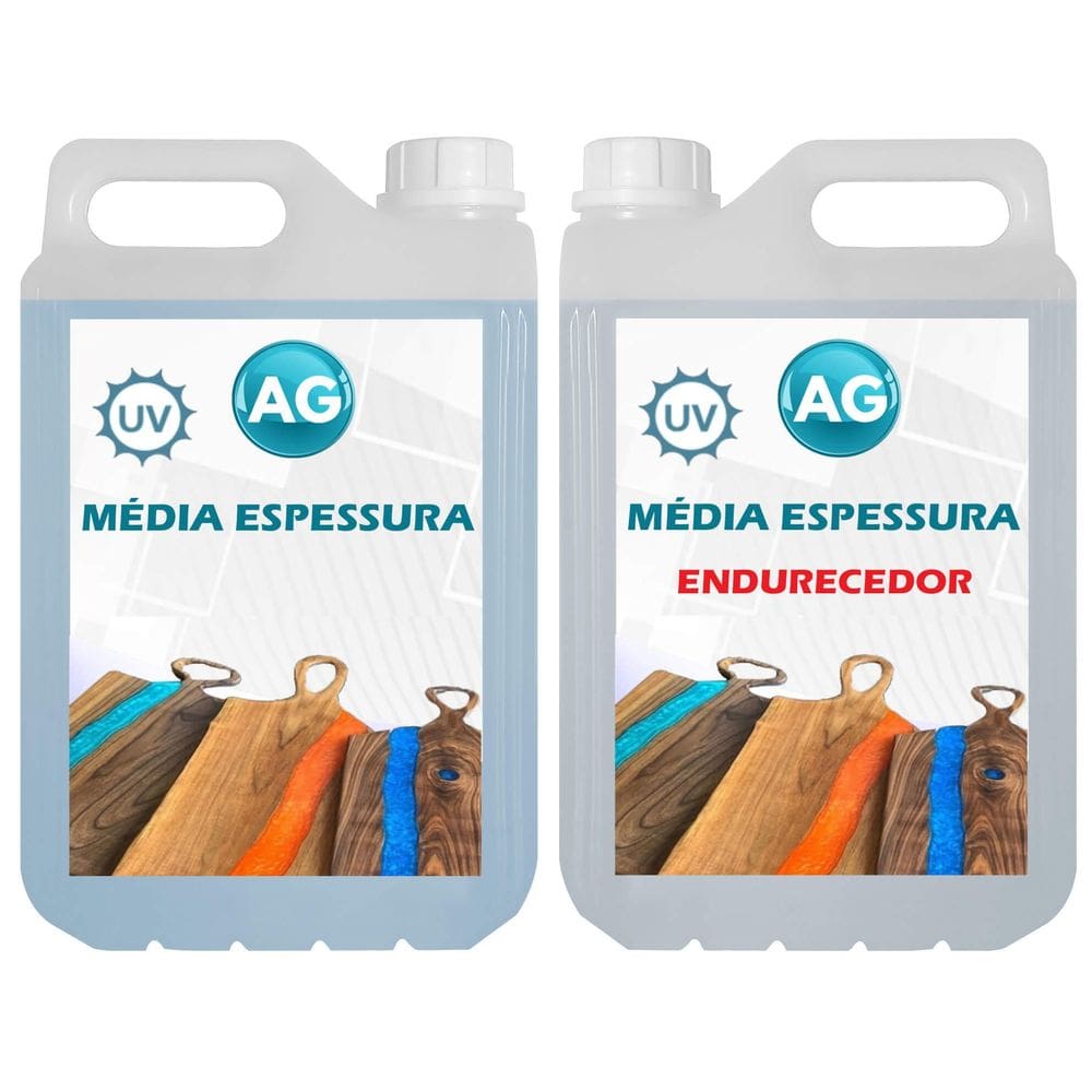 Resina Epoxi Média Espessura Ag 1,4Kg