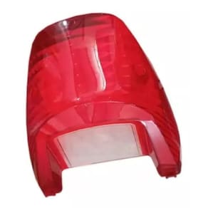 Lente Lanterna Cg Titan Fan 125 2001 2002 2003 2004 2005 2006 2007 2008 Vermelha Valplas