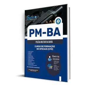 Apostila Pm Ba 2025 - Curso De Formação De Oficiais Cfo