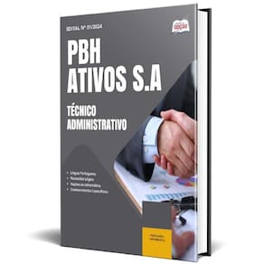 Apostila Pbh Ativos S.A 2025 - Técnico Administrativo