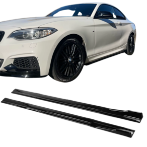 Saia Lateral Universal 220cm Black Piano Jetta Civic Corola
