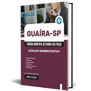 Apostila Câmara De Guaíra Sp 2025 - Auxiliar Administrativo
