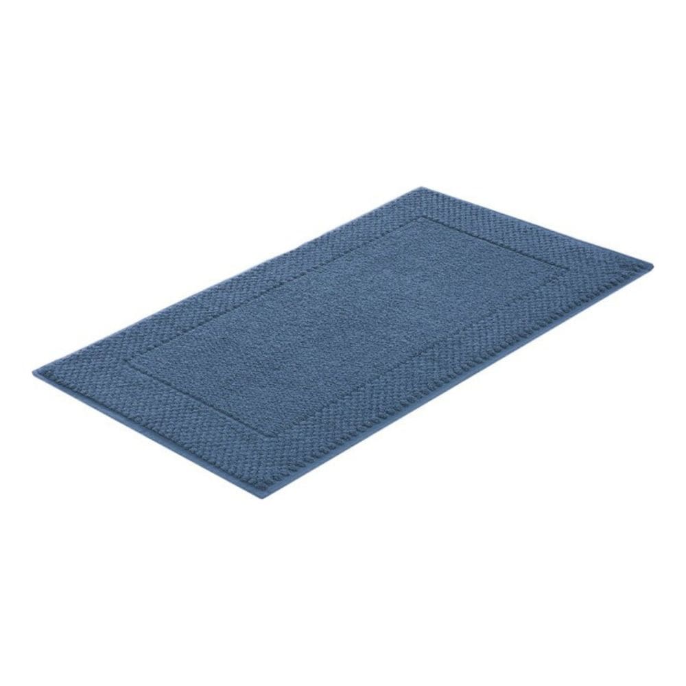 Tapete De Piso Banheiro Premium Buddemeyer Algodão Egípcio Azul Marine 1495