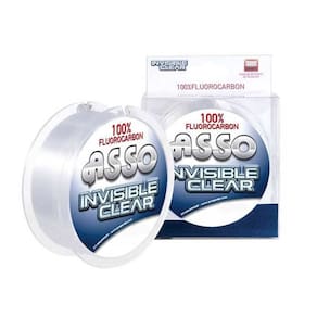 Linha Fluorocarbon Asso Invisible Clear 31lb (0.50mm - 50m)