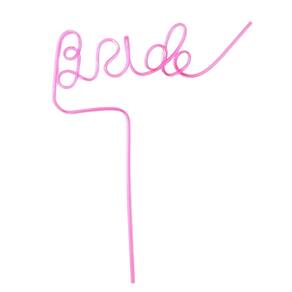 Canudo Divertido De Bride Pink Art Lille