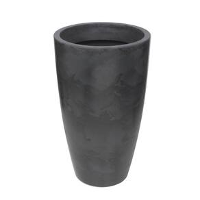 Vaso Verona Redondo Alto Brilho 64x110cm Antique Preto