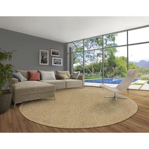 Tapete Rustik Sisal 190xRedondo Tapetes São Carlos