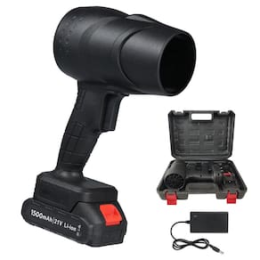 Soprador Turbo Fan 130.000 RPM Bateria Recarregavel Potente Maleta Resistente Multiuso Casa Jardim Quintal Limpeza Folha Poeira Detrito Pelo de Animal