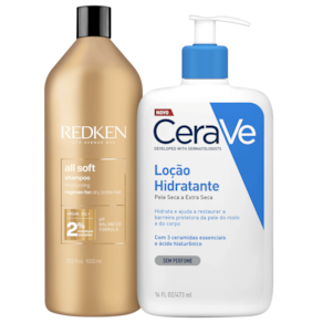 Kit Beleza na Web Redken All Soft + CeraVe Rosto & Corpo (2 Produtos)