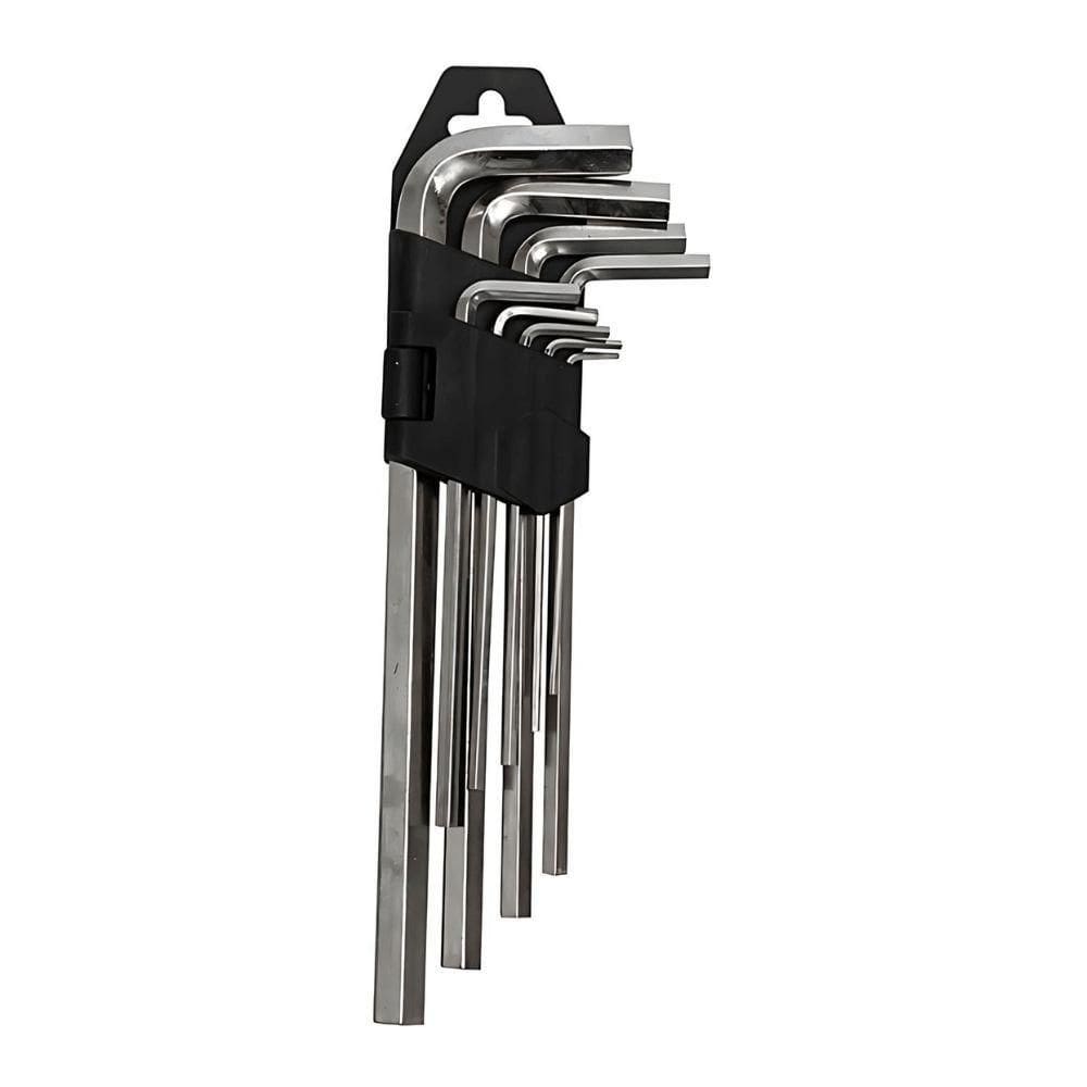 Jogo De Chaves Allen Western Extra Longas Com Suporte 1,5 A 10 Mm Com 9 Pecas