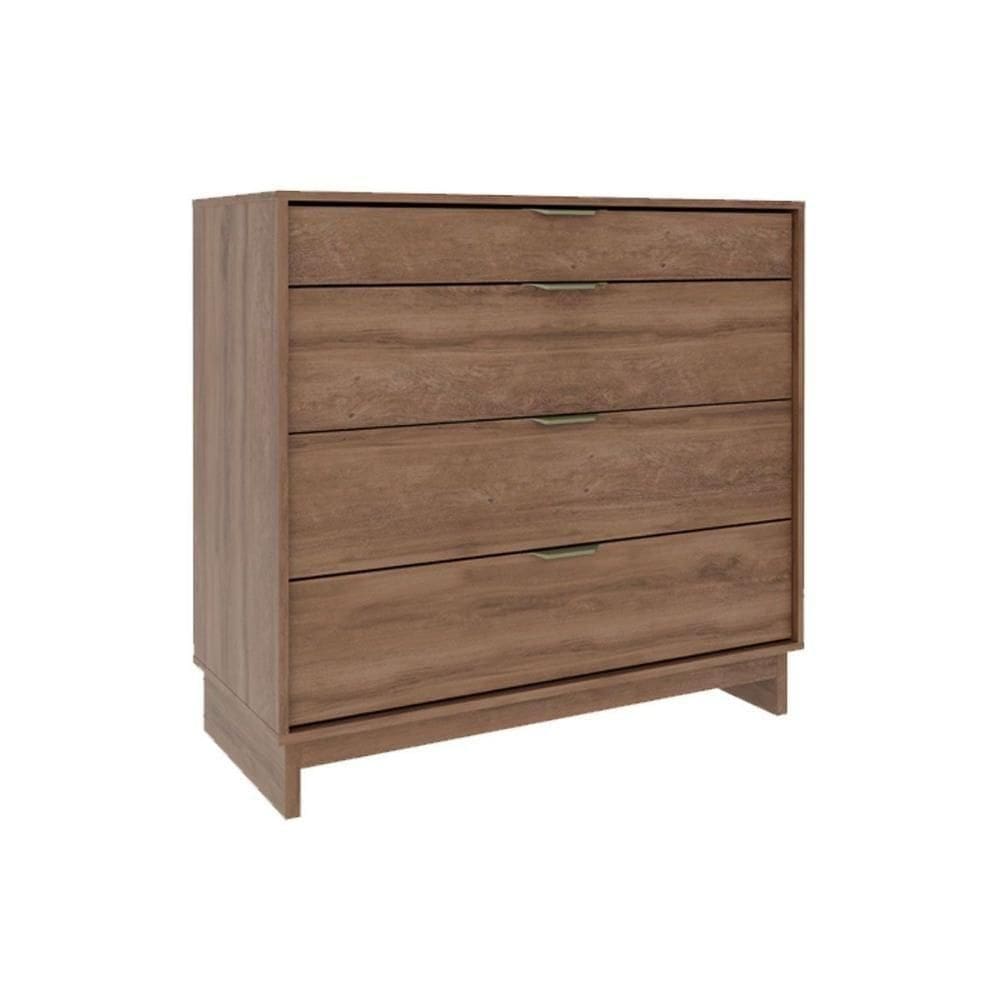 Cômoda Solteiro 1111 C/ 4 Gavetas Freijo - Carraro