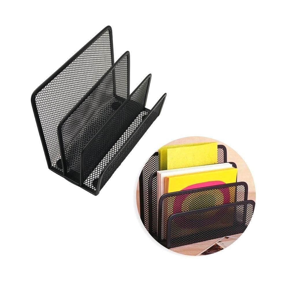 Organizador De Mesa Porta Documentos Cartas E Papeis Aramado