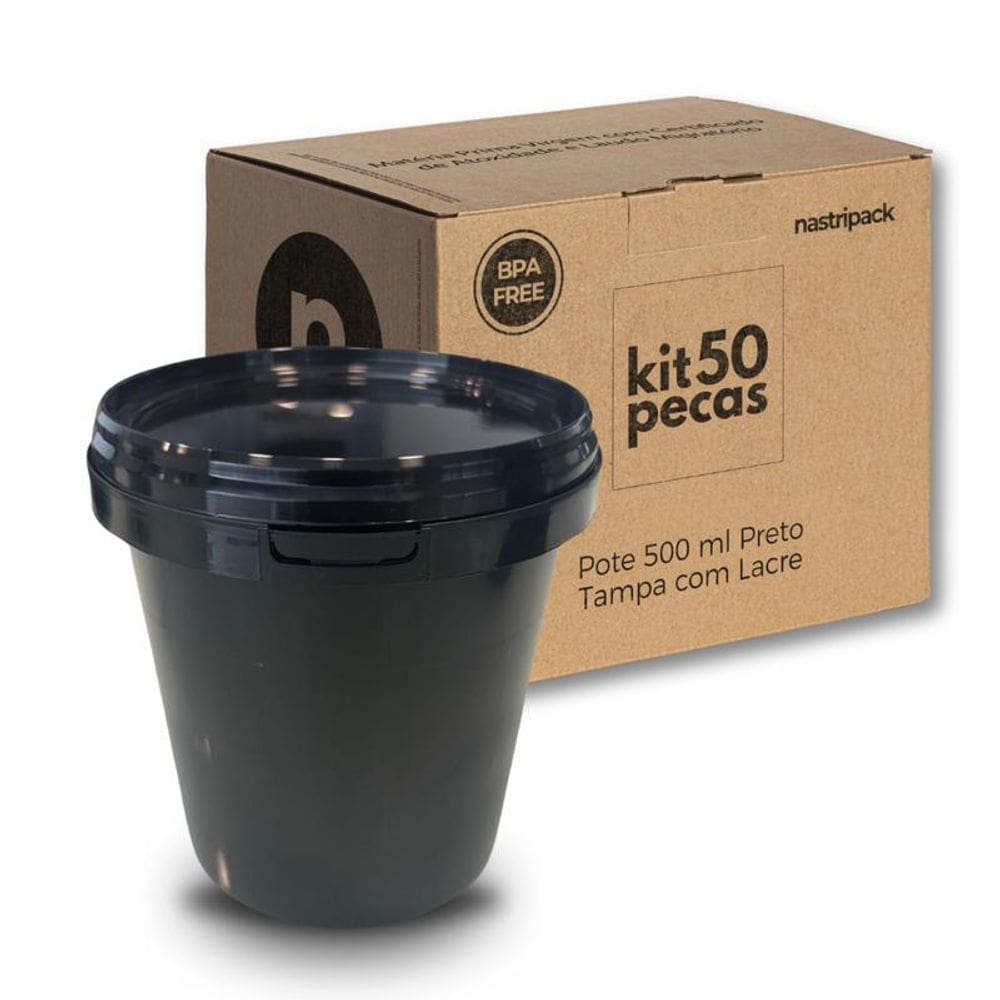 Pote Plástico Para Lavagem Automotiva - Kit Com 50 Pçs