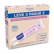 Kit Mustela Creme Vitaminado Preventivo de Assaduras 1 2 3 Leve 3 Pague 2