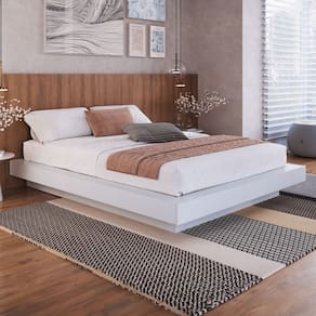 Cama Queen Zurique Branco - Art In Móveis