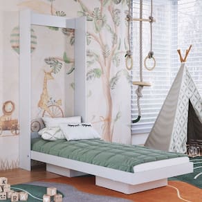 Cama Solteiro Vancouver Articulável Branco - Art In Móveis