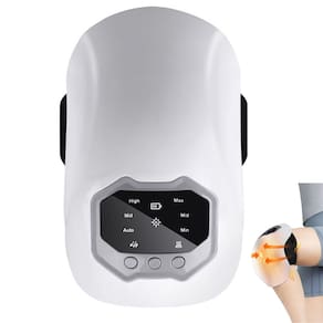 Massageador de Joelho Vibraçao Aquecimento Aliva Dor Tensao Lesao Muscular Relaxamento Articulaçao Alivio Cuidado