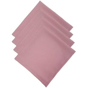 Kit 4 Guardanapo De Tecido Oxford Estampa Lisa 40cmx40cm