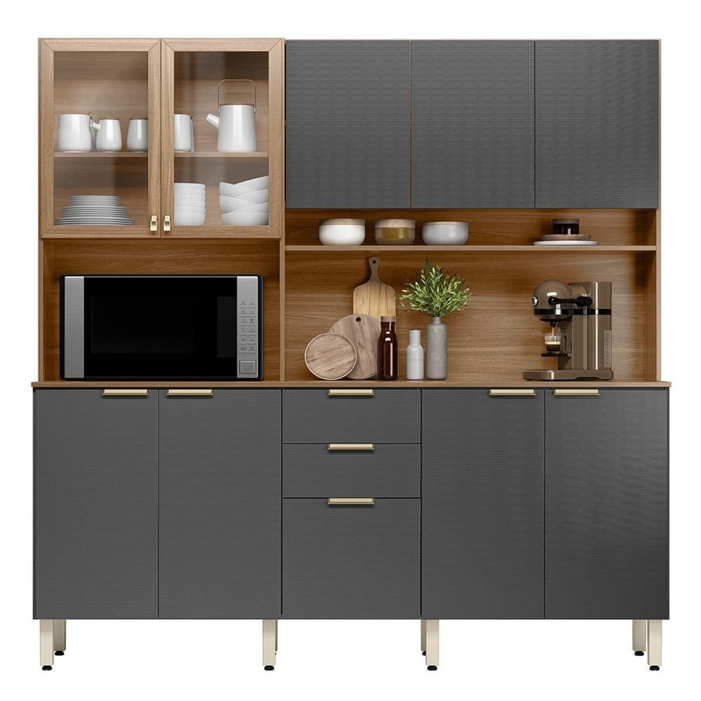 Cozinha Compacta Amora 10 Portas e 2 Gavetas - Demóbile