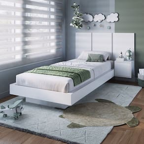 Cama Solteiro Zurique 1 Porta Branco - Art In Móveis
