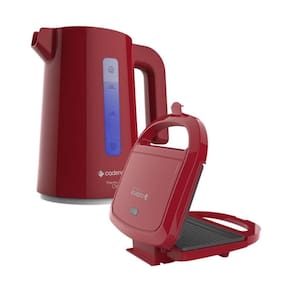Kit Cadence Colors Vermelho - Chaleira 1,7L e Sanduicheira - 127V