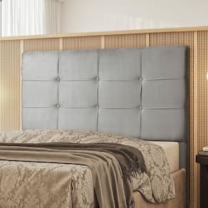 Cabeceira para Cama de Casal 140 Cm - Safira Cinza