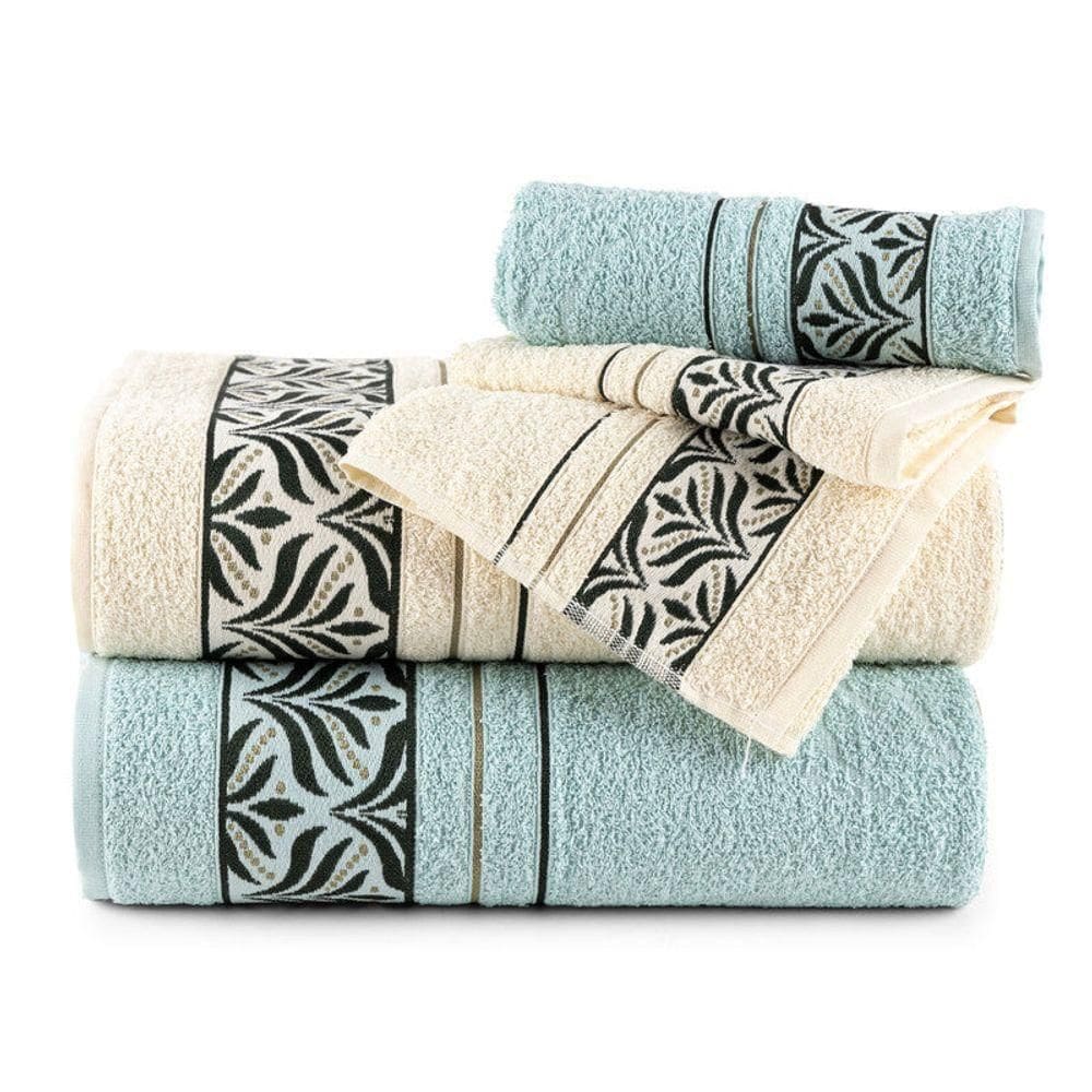 Jogo De Banho Sintra 4 Peças Marine E Nude