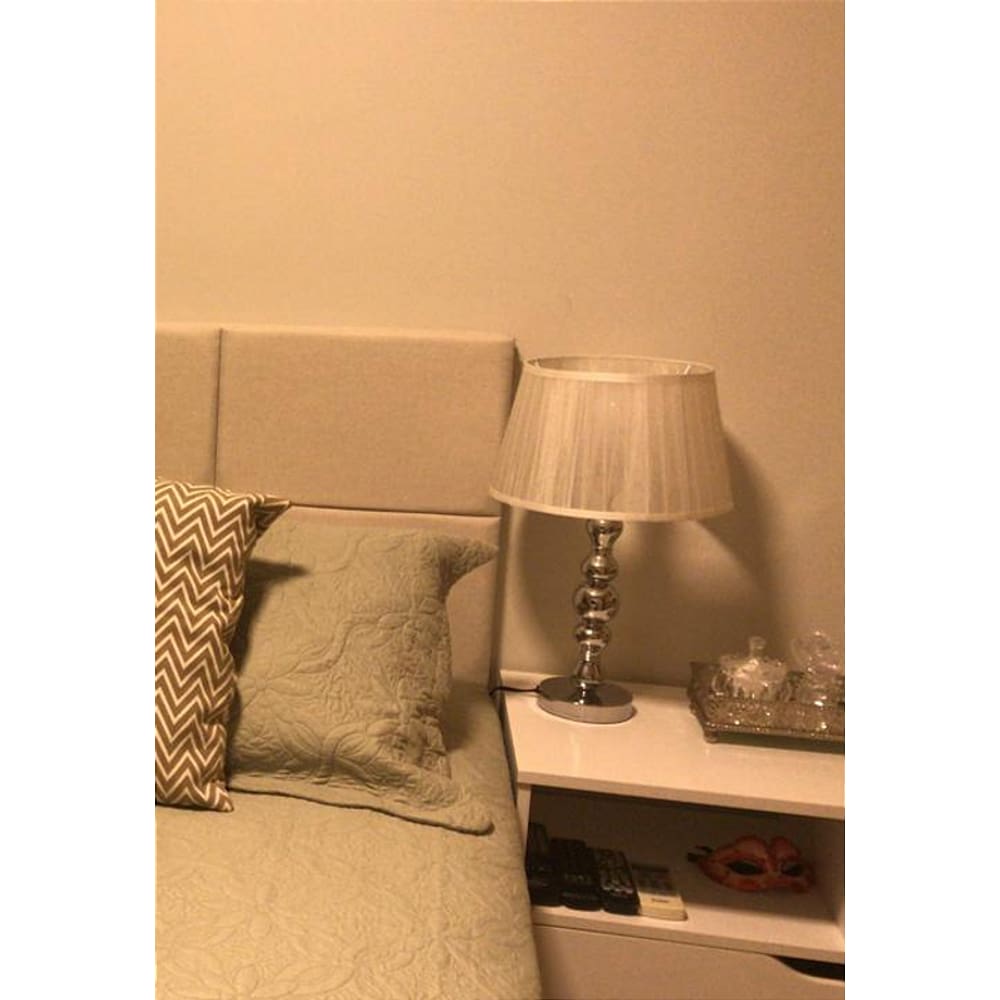 Cabeceira Estofada Casal 8 Blocos Não é Segredo Linho Cru Mesclado 140x60