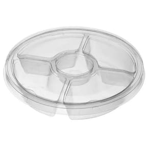 Kit Com 10 Bandeja Petisqueira Cristal G 540 Galvanotek Cristal