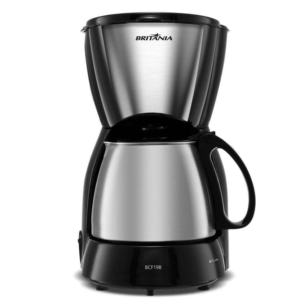 Cafeteira Britânia550W 18 Cafezinhos220VBCF19B