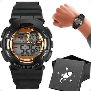 Relogio Infantil Menino Silicone Digital Criança + Caixa