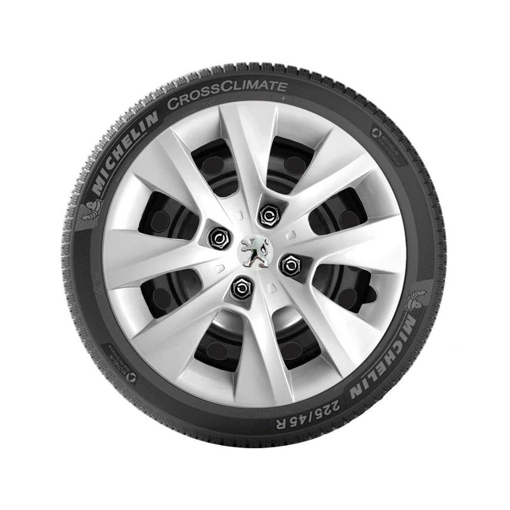 1X Calota Peugeot 206 207 208 Aro 14 Com Emblema Boton 410Cb