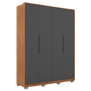 Guarda Roupa Casal Attore 4 Portas com Pés - Demartêz