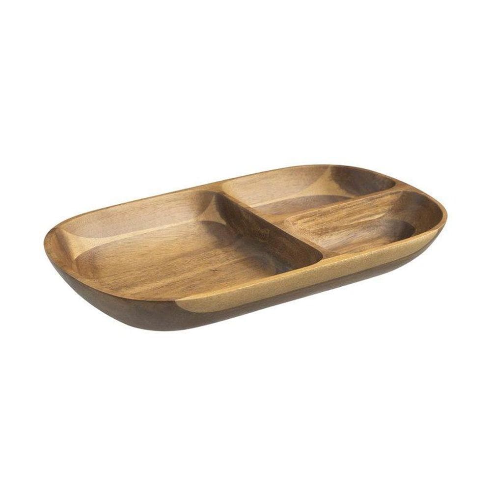 Petisqueira Home Style Acacia 33 cm x 13 cm